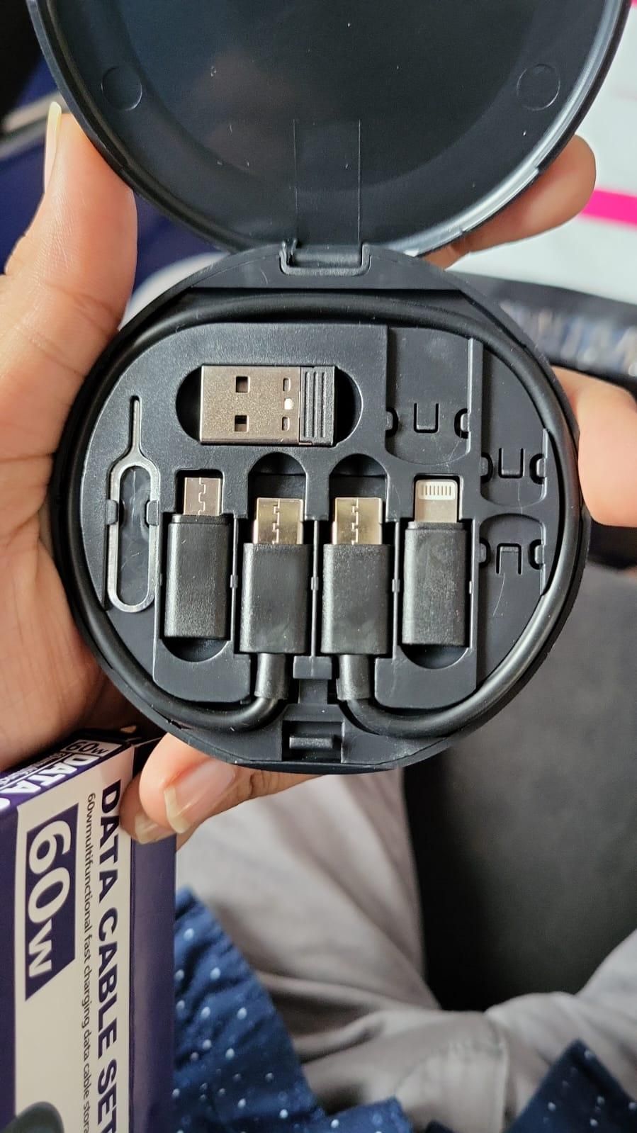 Fast Charging Travel Cabel Set